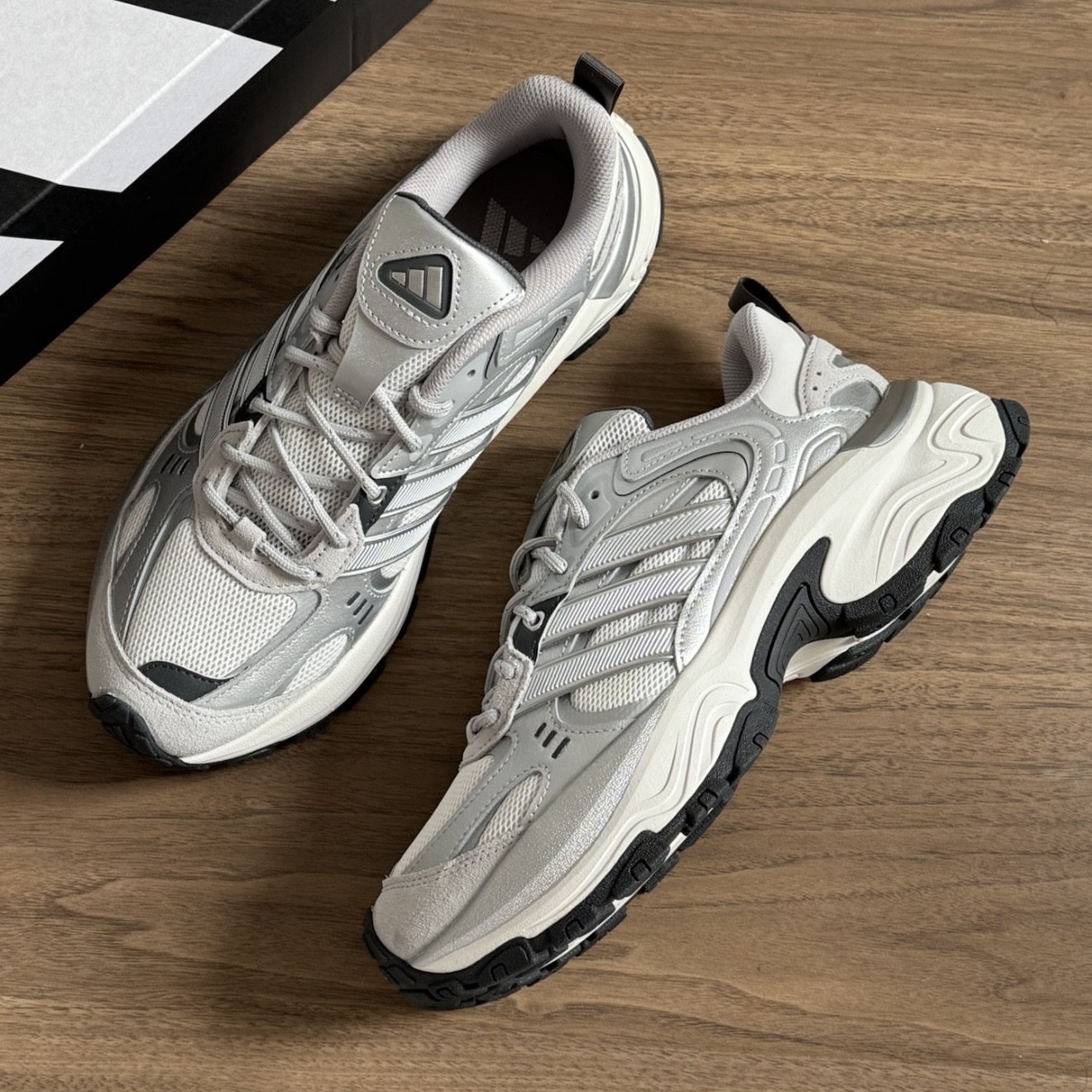 ADIDAS SHADOW FEVER 銀灰 復古 休閒 運動 老爹鞋 JQ7622