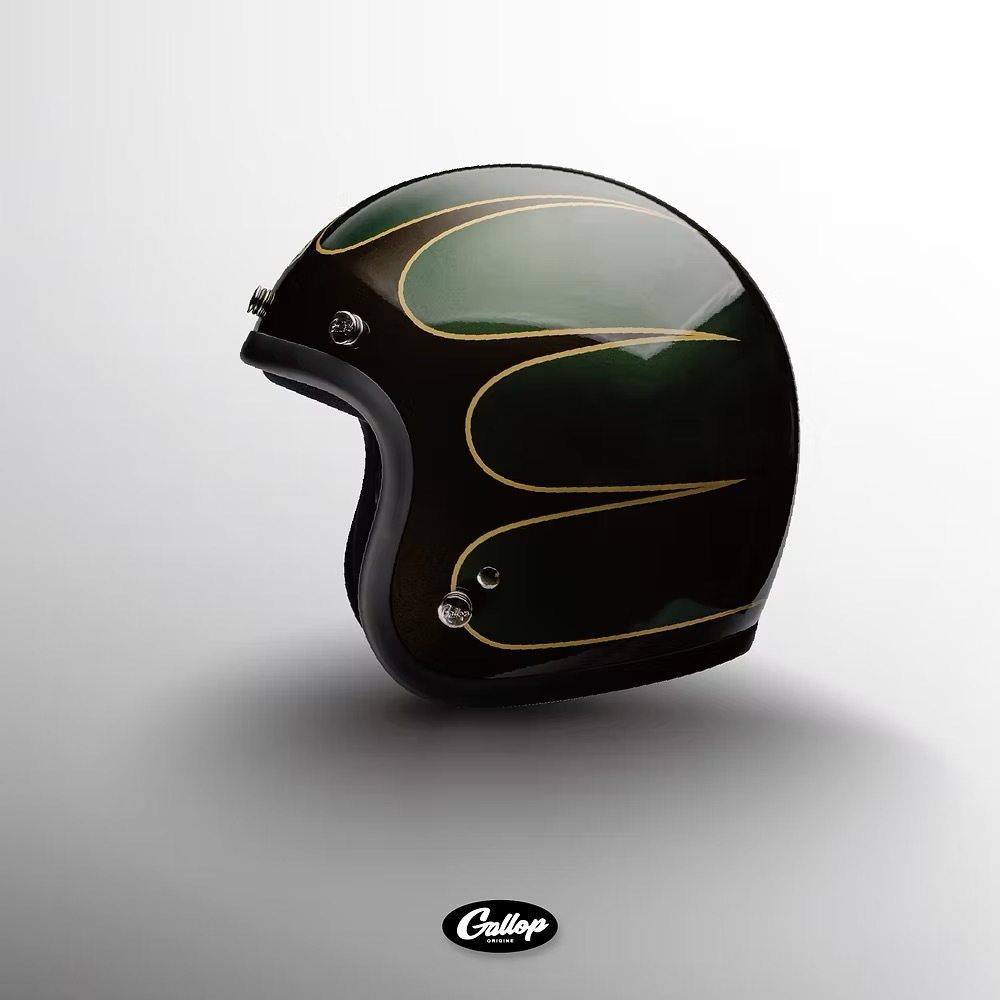 GALLOP 1932 速度線 【橄欖綠】3/4罩式