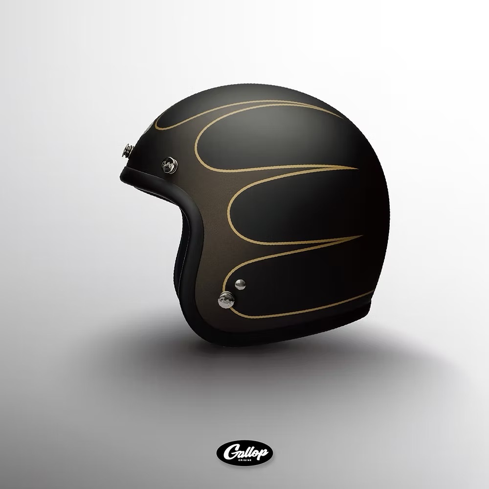 GALLOP 1932 速度線 【黑色】3/4罩式
