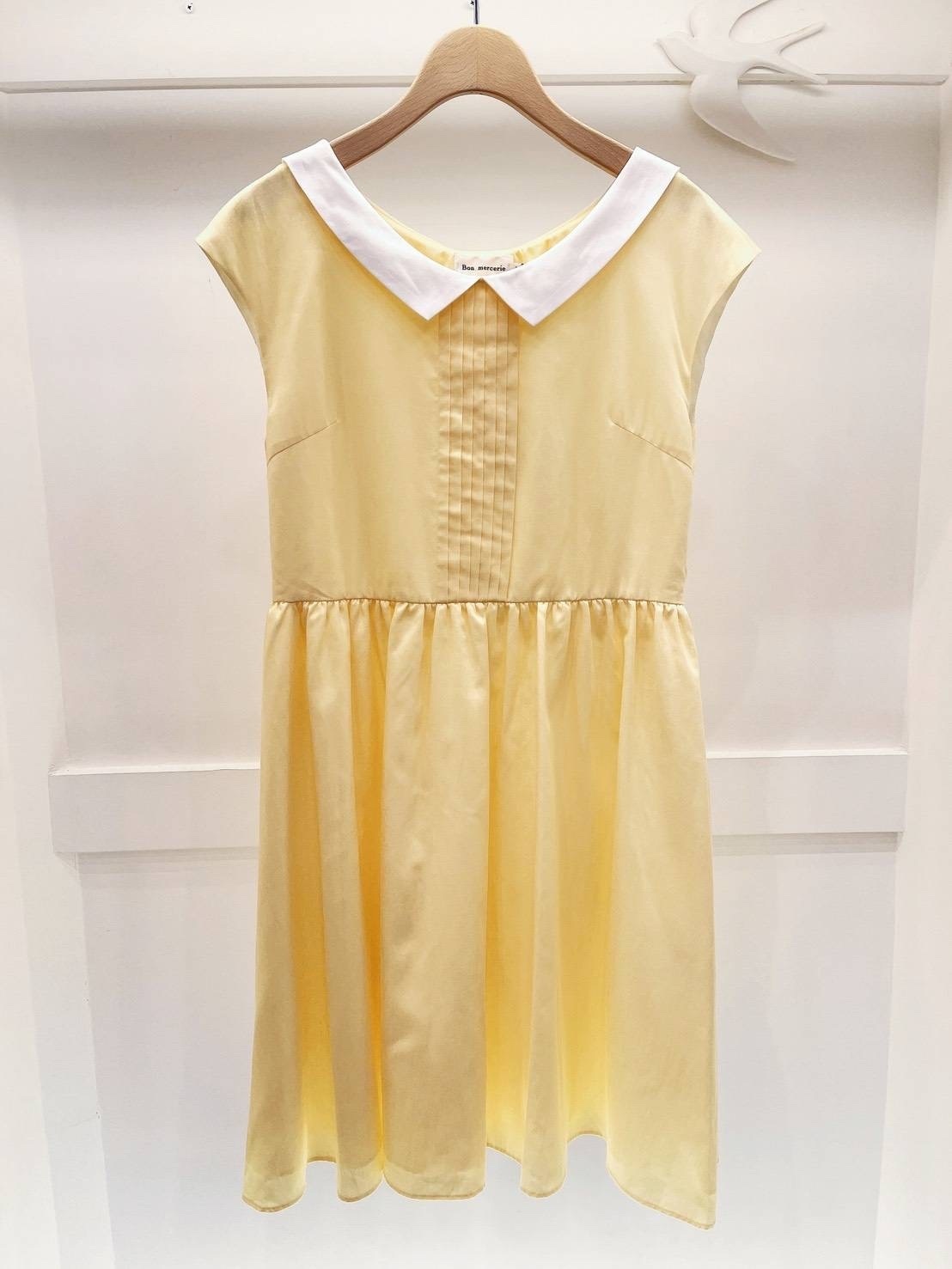 後綁帶無袖洋裝