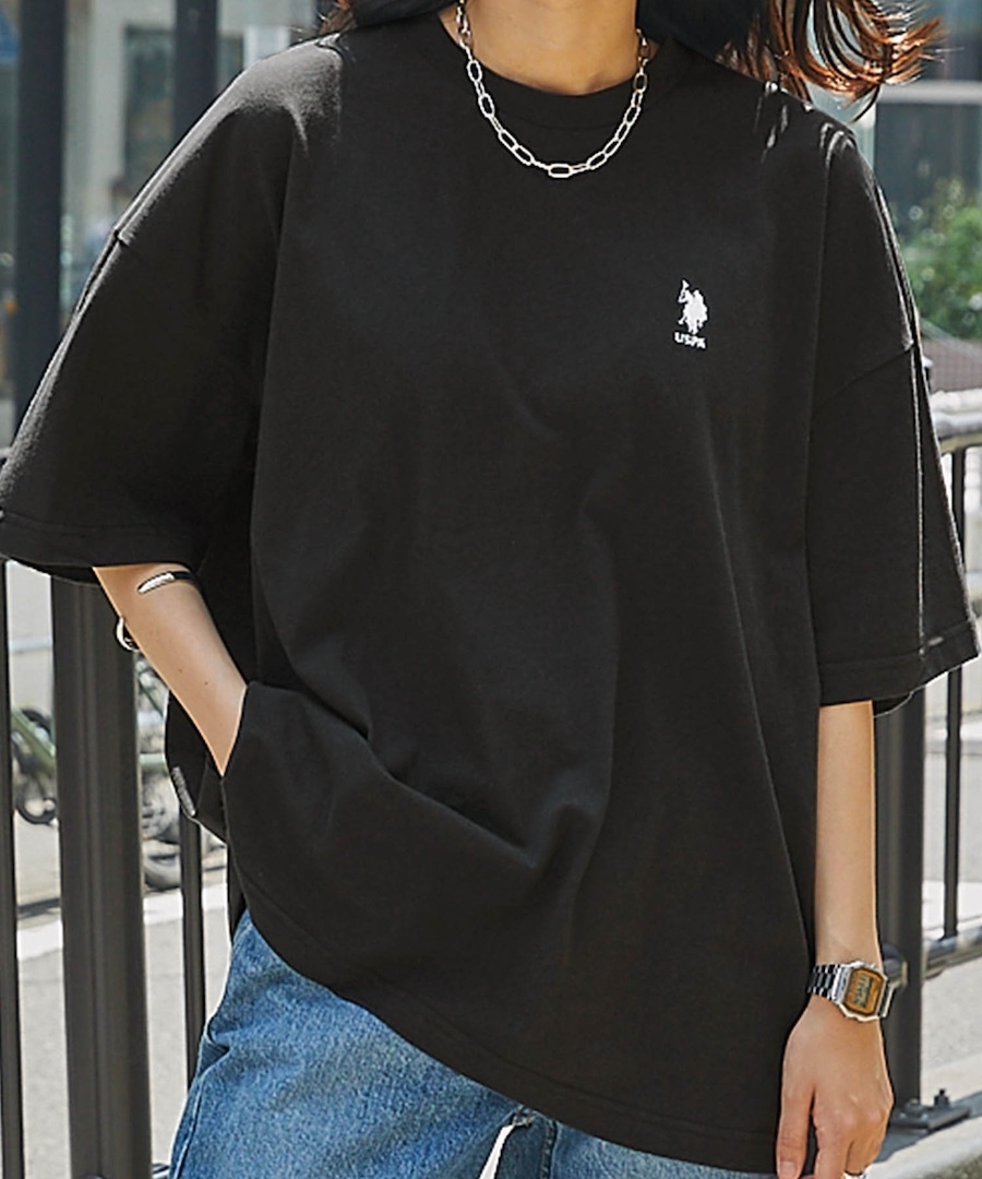 |日本限定| 🇯🇵U.S. POLO ASSN 別注刺繡Logo 短Tee