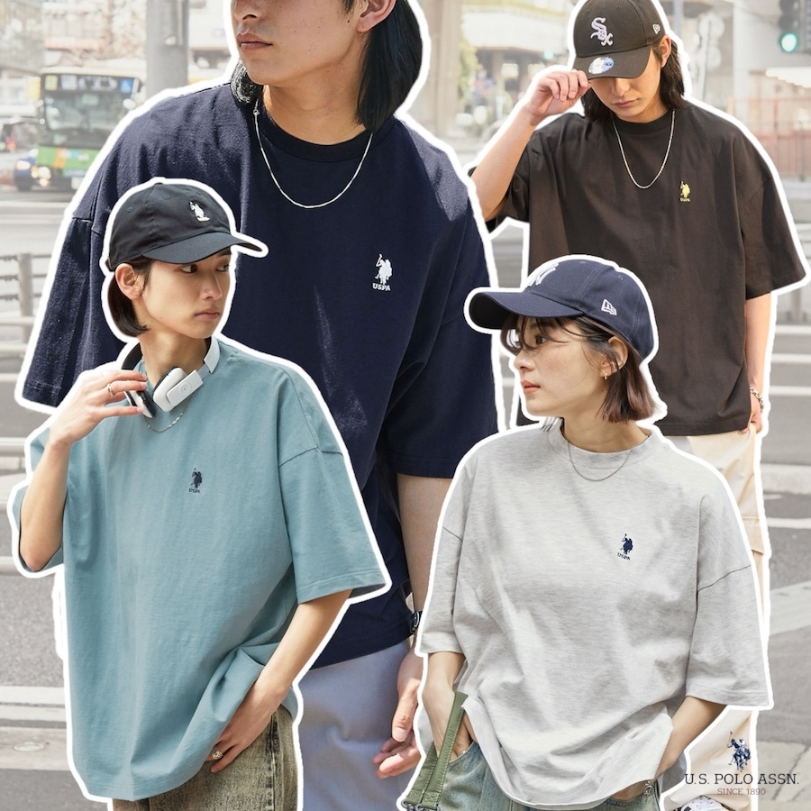 |日本限定| 🇯🇵U.S. POLO ASSN 別注刺繡Logo 短Tee