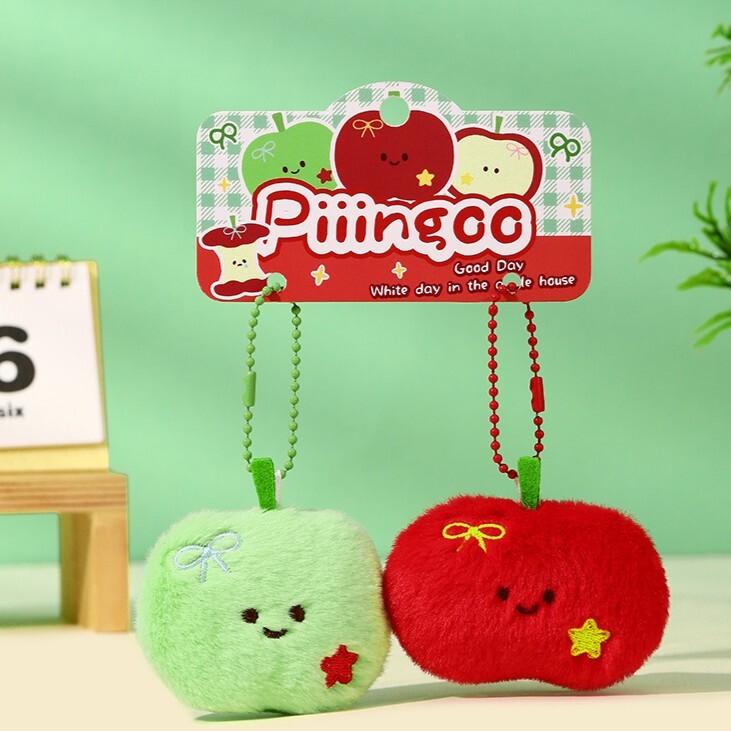 蘋果好朋友對對碰吊飾