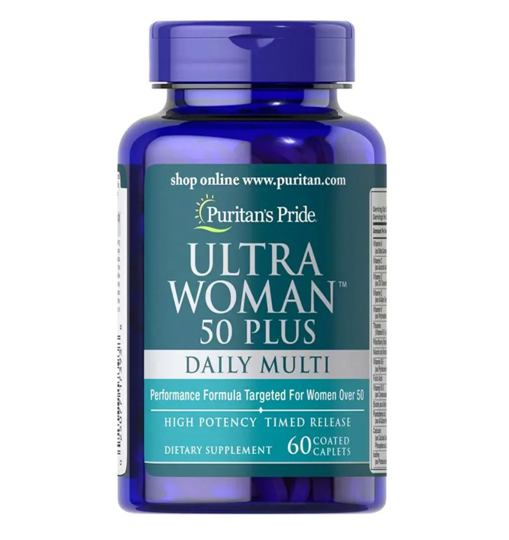 【Puritan's Pride 】Ultra Woman 50+ 女性 50歲以上 綜合維他命 60顆