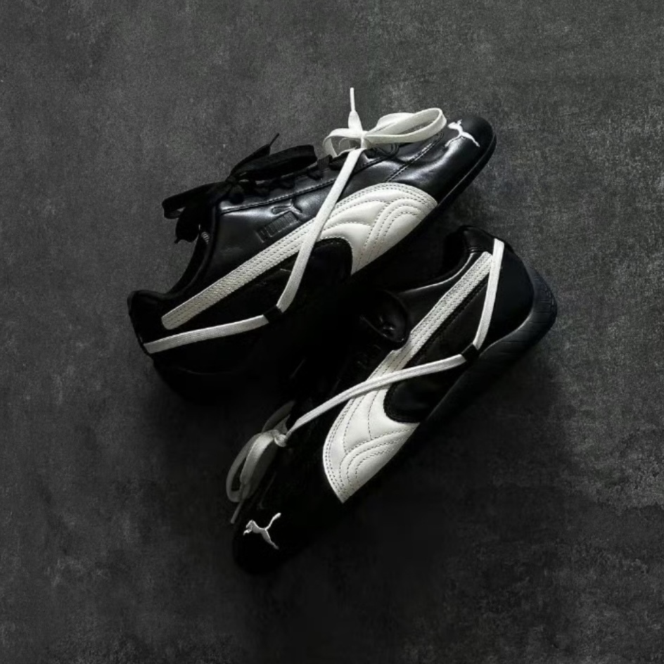 Rosé x PUMA SPEEDCAT 黑白 亮面 甜美風 聯名款 朴彩英 彪馬 404391-01