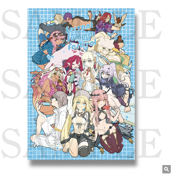 [代購][預訂] FATE ワダアルコ展 A3 POSTER 藍色