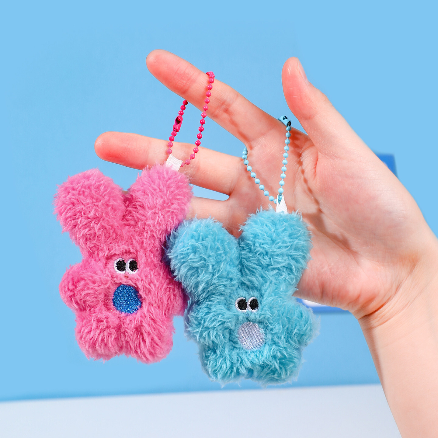 多巴胺小兔情侶好友吊飾