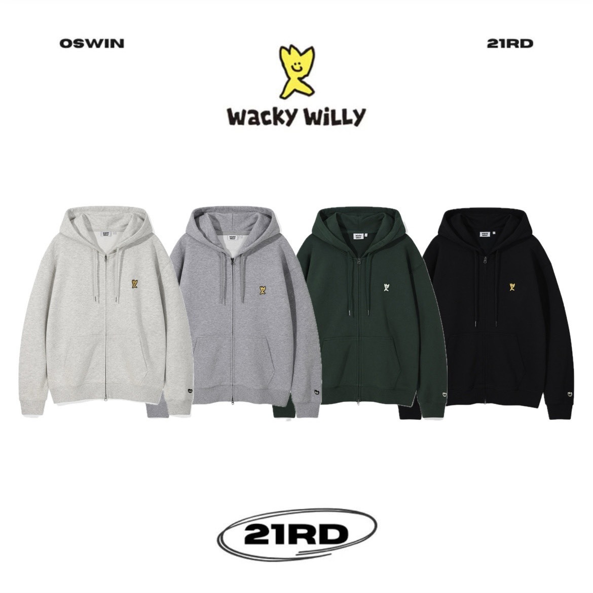 韓國 Wacky Willy 小飛人 連帽外套