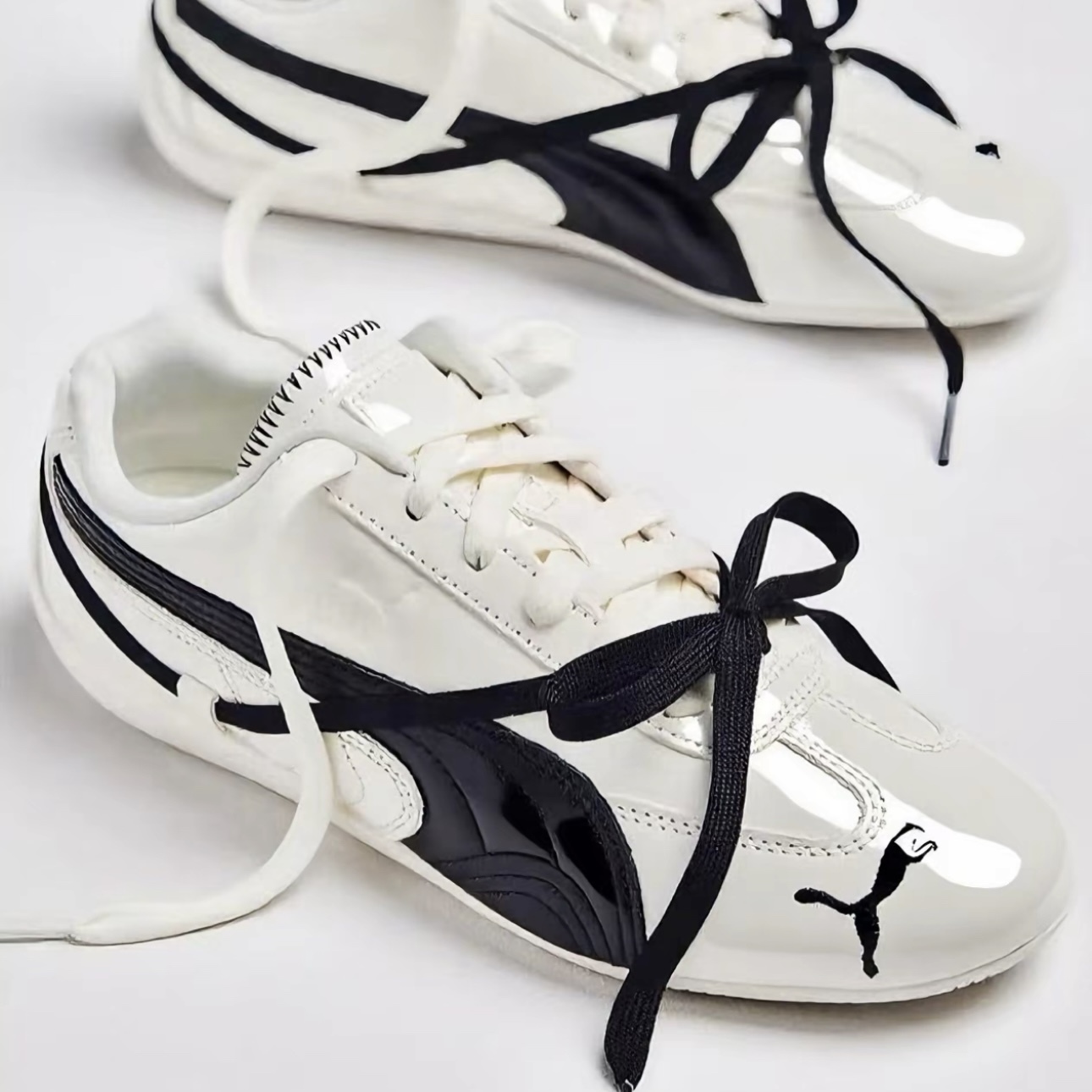 Rosé x PUMA SPEEDCAT 奶油白 亮面 聯名款 朴彩英 彪馬 404390-01