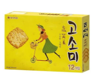 [K] KOREA ORION GOSOMI CRACKERS, 216G, KK47 (KK47)