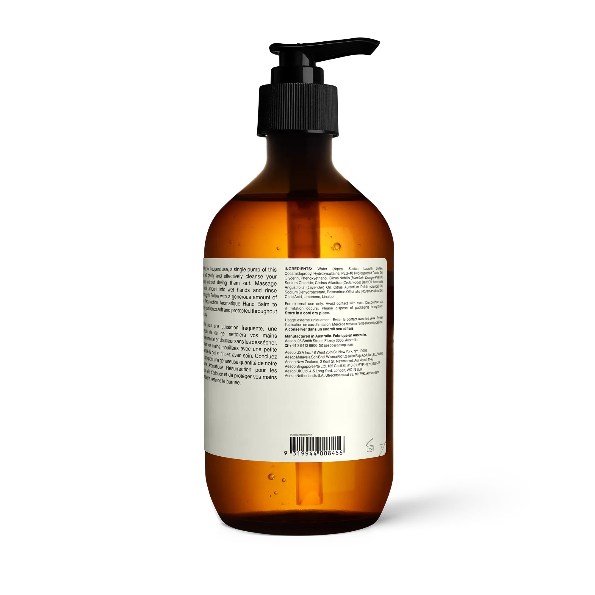 Aesop Resurrection Aromatique Hand Wash 500ml