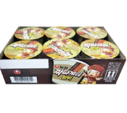 [K] KOREA NONGSHIM JJAPAGHETTI NOODLES, 70GX6, KK60 (KK60)