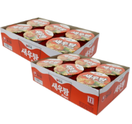 [K] KOREA NONGSHIM BIG BOWL SPICY SHRIMP FLAVOUR NOODLE, 67GX6, KK61 (KK61)
