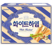 [K] KOREA CROWN WHITE HAZELNUT WAFER COOKIES, 284G, KK64 (KK64)