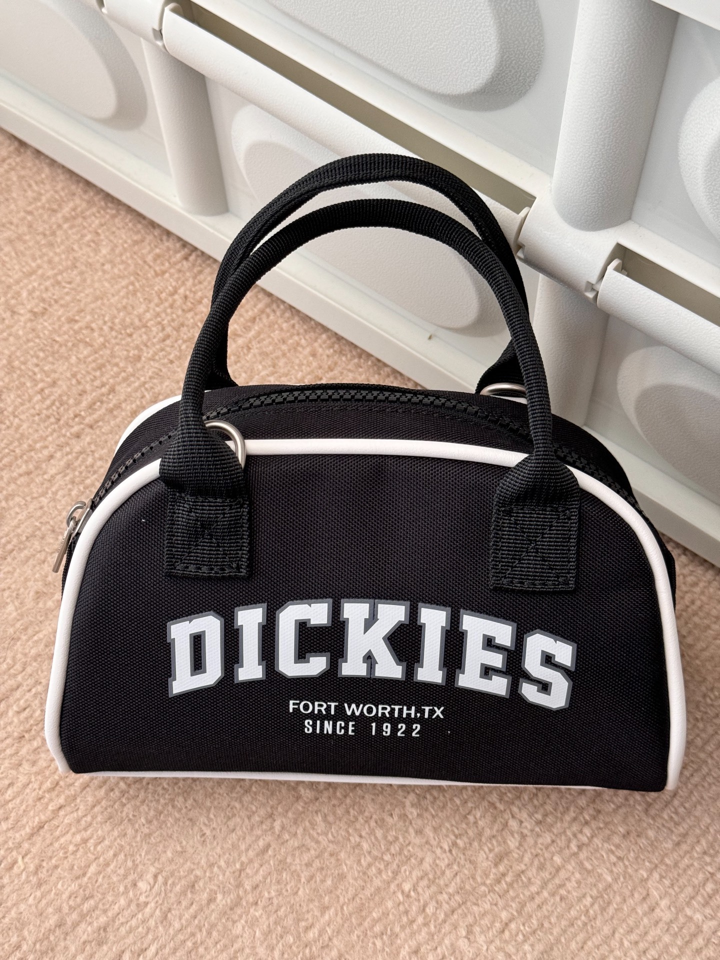 代購-Dickies 復古學院風 牛津布 手提/肩背 保齡球包 波士頓包