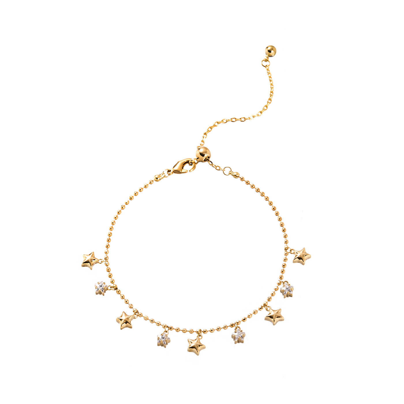 平價飾品,星星,鋯石,手鍊