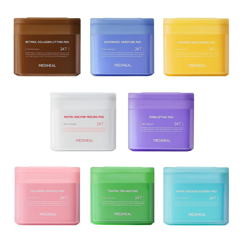 [MEDIHEAL] DAY & NIGHT PAD 調理化妝棉片1+1