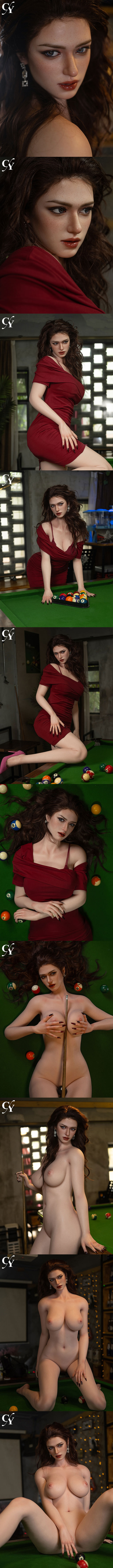 TOP-CYDOLL 176cm Elva 超頂矽膠娃娃 high class silicone sex doll chestnut