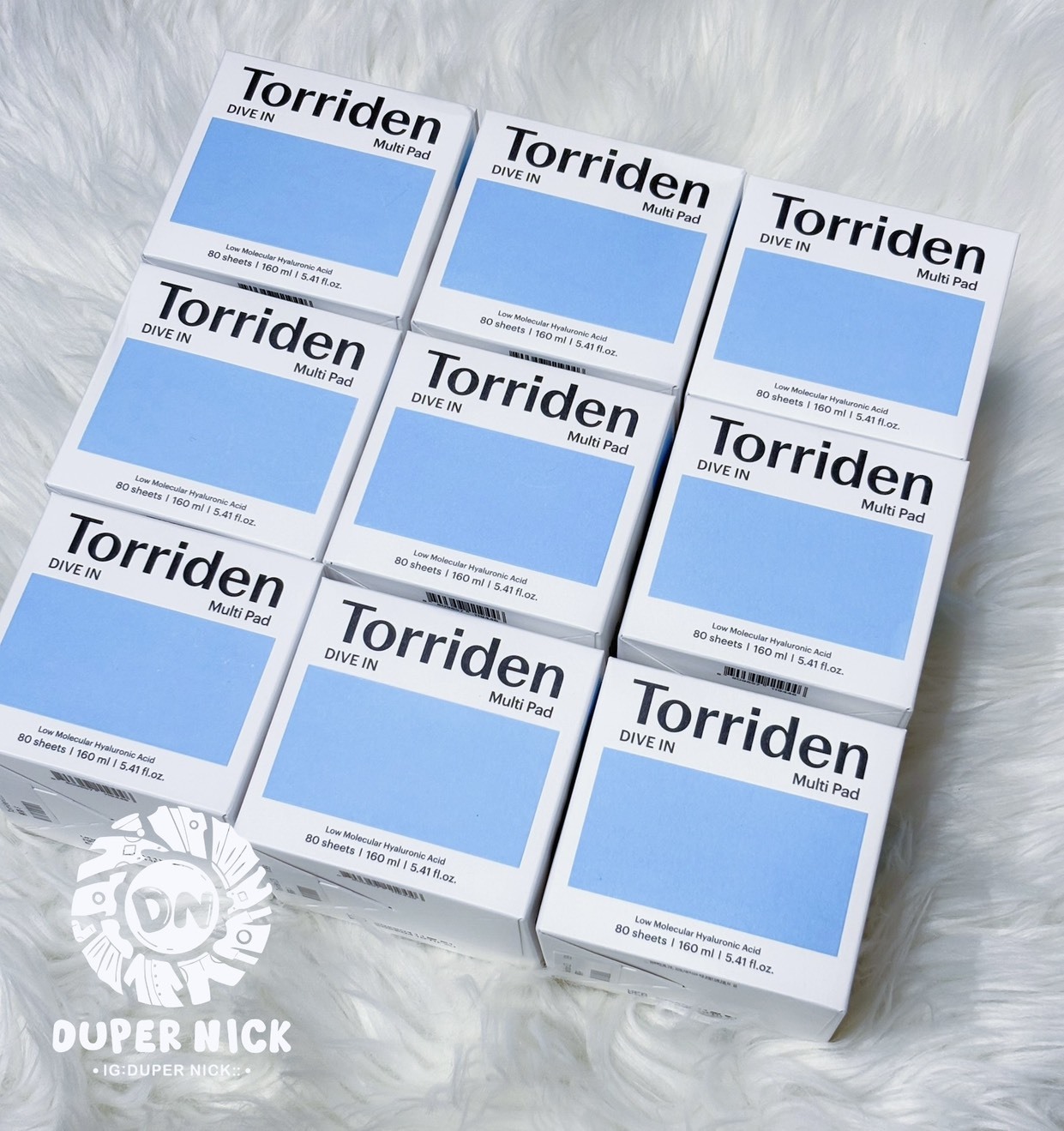 Torriden保濕清潔棉片