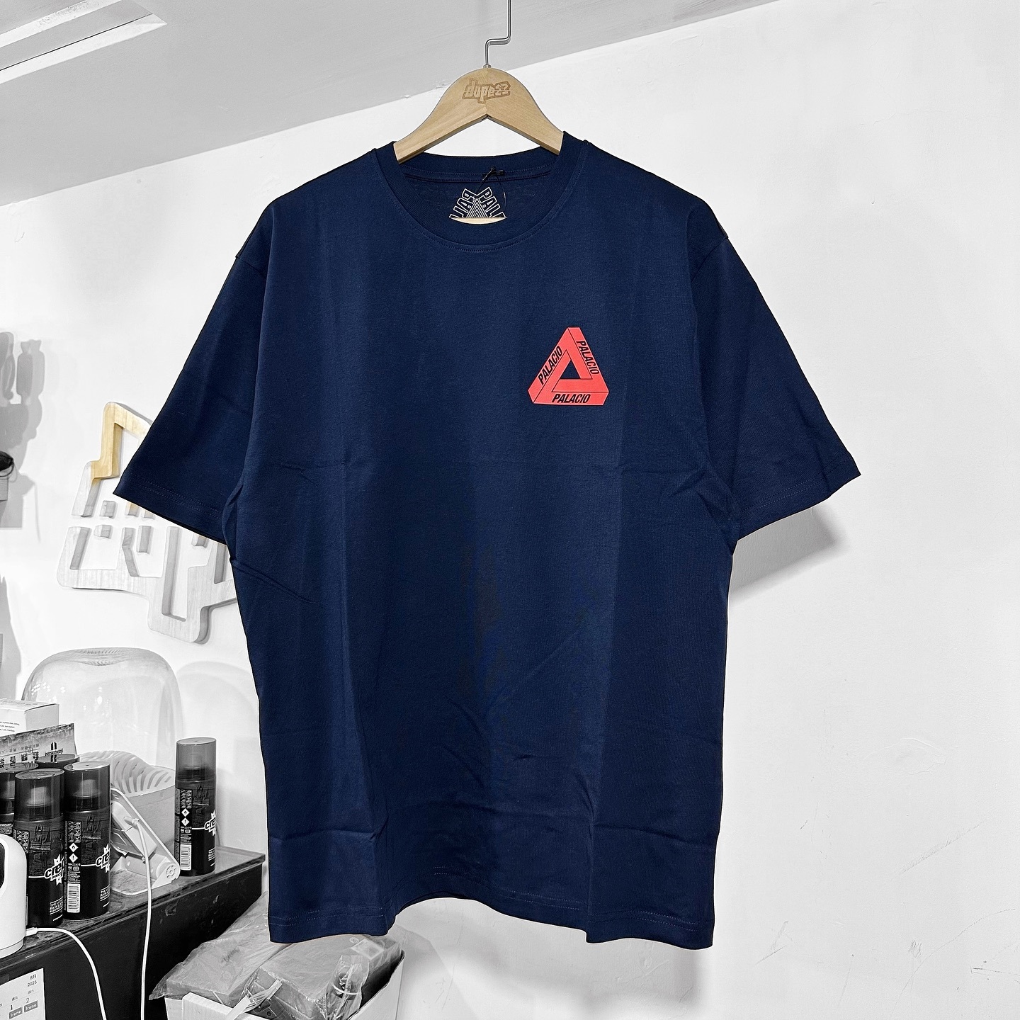 PALACE  Tri Lingual T-Shirt Navy
