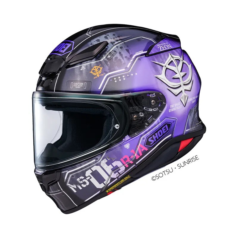 SHOEI Z-8 鋼彈 彩繪 MS-06R-1A BLACK TRI-STAR'S HIGH MOBILITY ZAKU II TC-12 全罩