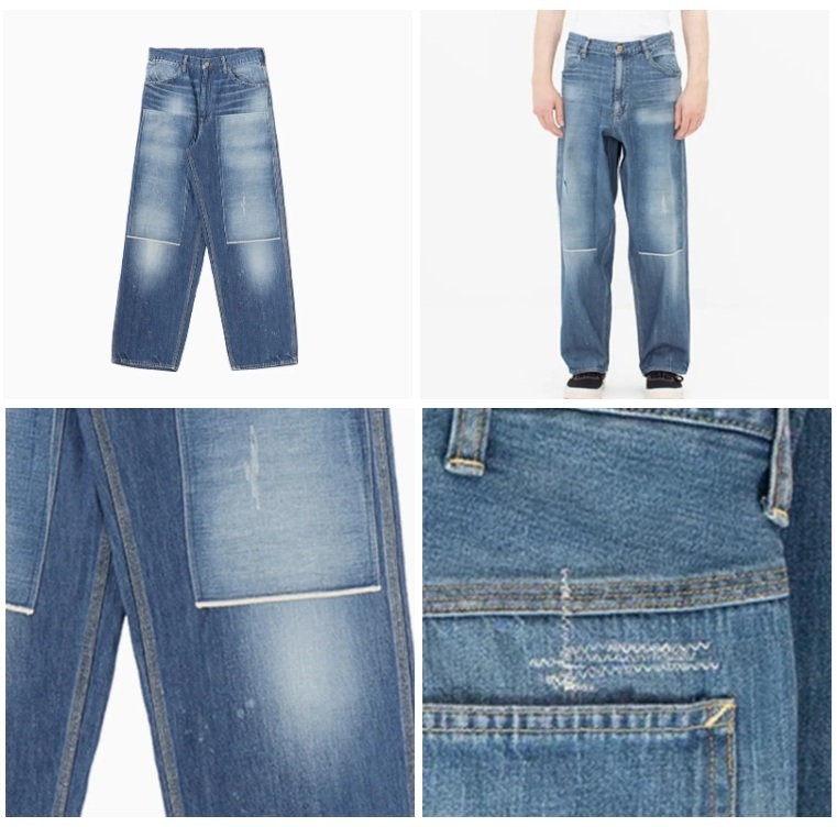 ON SALE: VISVIM 2025 SOCIAL SCULPTURE CARPENTER PANTS DMGD - SIZE 2 = W32 IN STOCK NOW (現貨發售中)