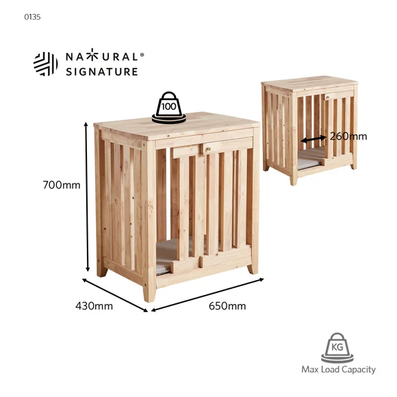 Natural Signature - Pet Hut Side Table