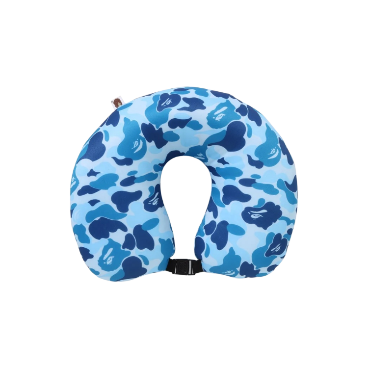 A BATHING APE® ABC CAMO 2WAY APE HEAD NECK PILLOW TRAVE