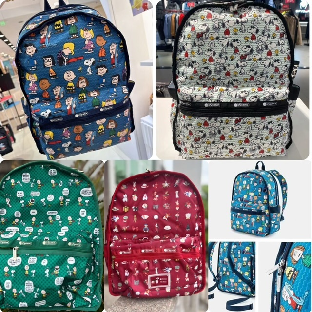 LES*PORTSAC x Snoopy 滿印背包-2502156