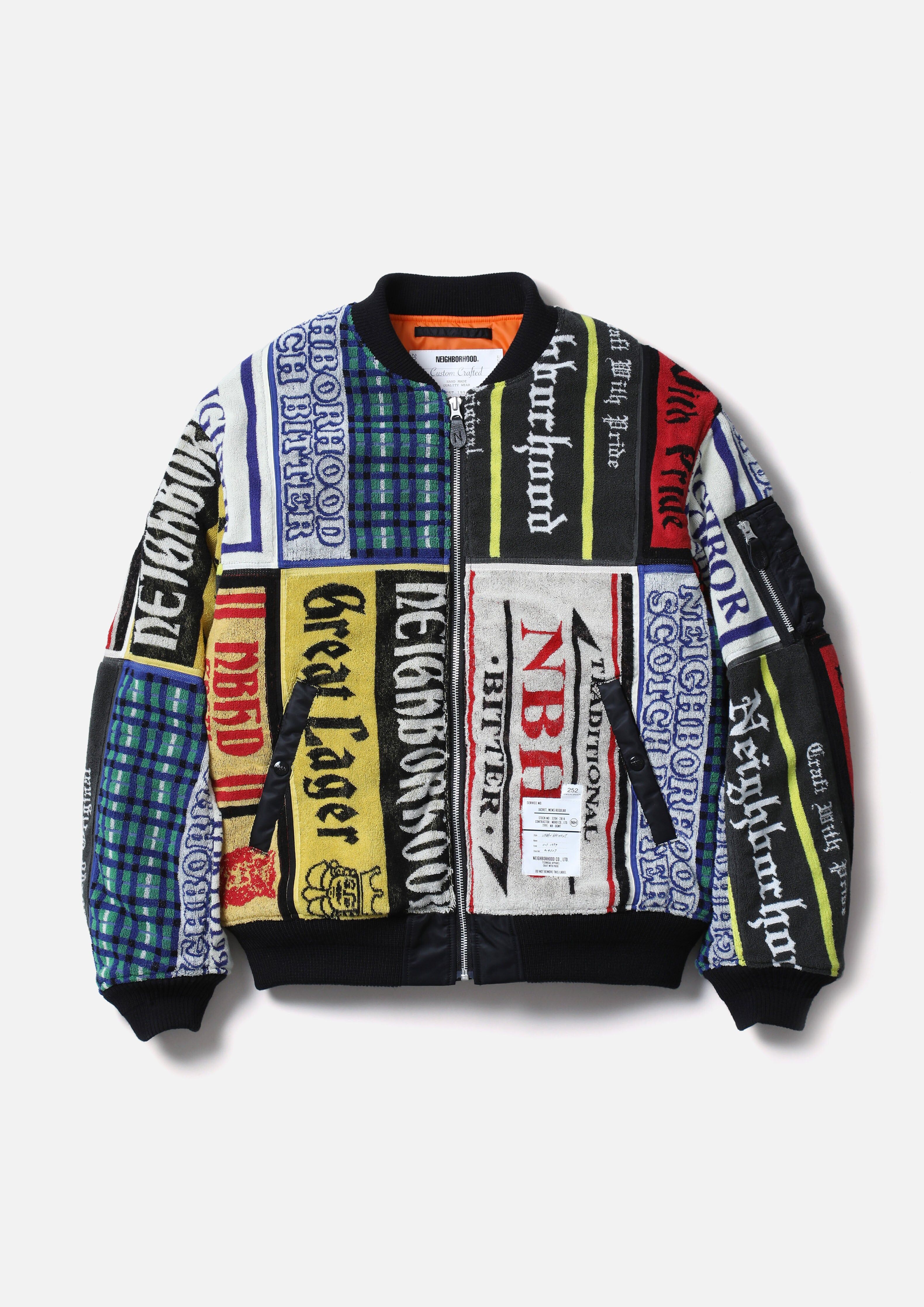 『代購商品』2025AW NEIGHBORHOOD NBHD MA-1 FLIGHT JACKET FULL CUSTOM 外套 252SPNH-JKM03