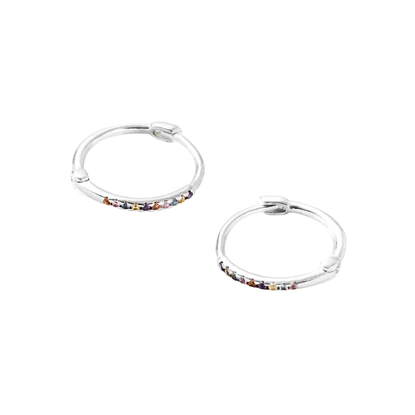 平價飾品,純銀,鋯石,圈圈耳環