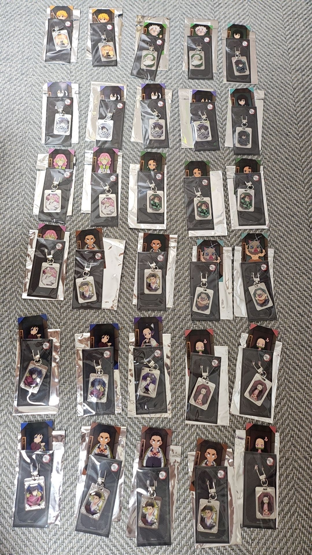 【OWN】鬼滅之刃 韓國限定 電影 電影院周邊 韓國 人物 吊飾 吊牌 小卡 鐵質 Q版