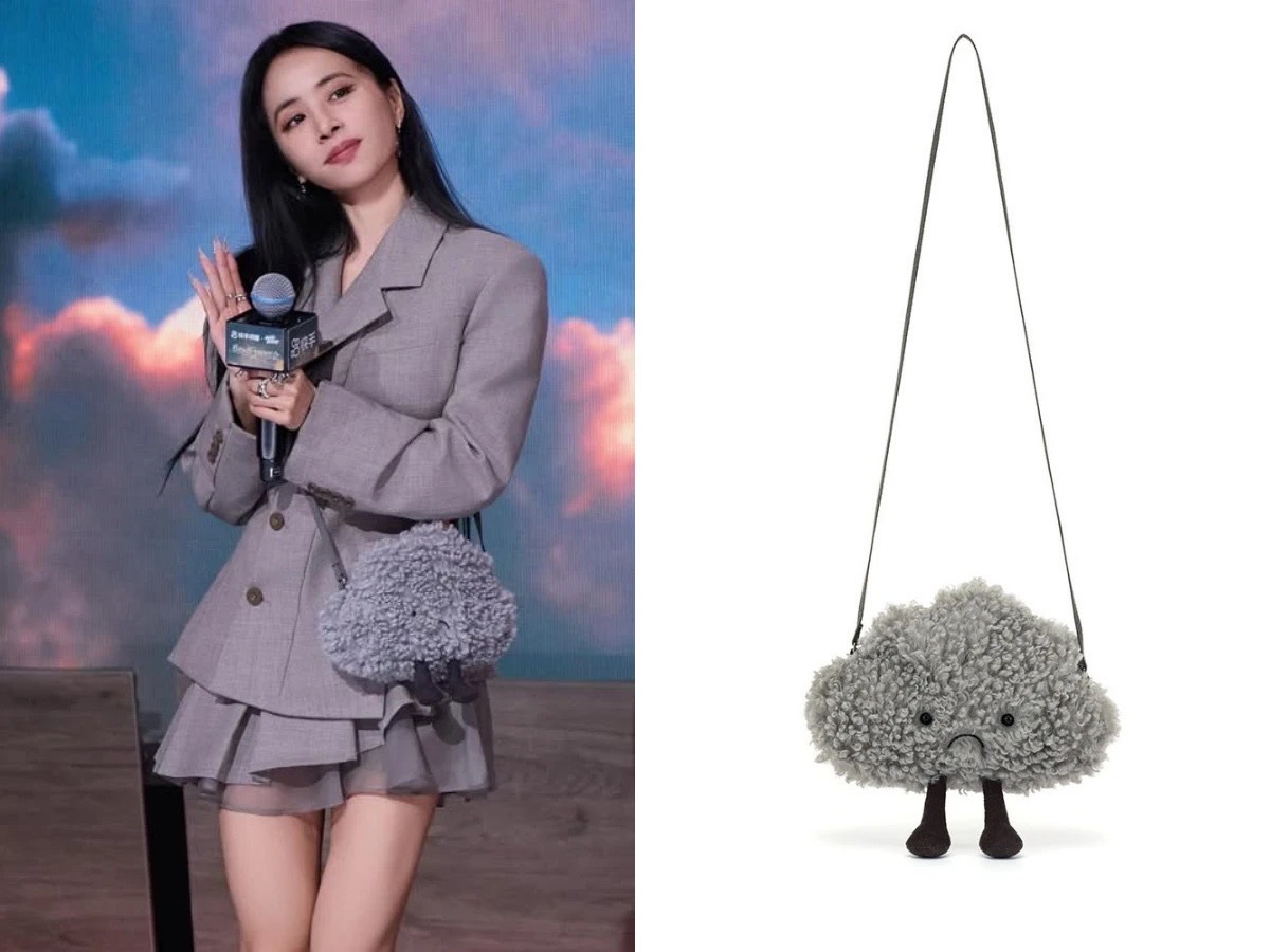 【Luxury】Jellycat 烏雲娃娃包包 白雲包包 烏雲吊飾 白雲吊飾 可放手機 JOLIN同款 蔡依林也愛 天氣造型 雲朵包 太陽吊飾 鑰匙圈