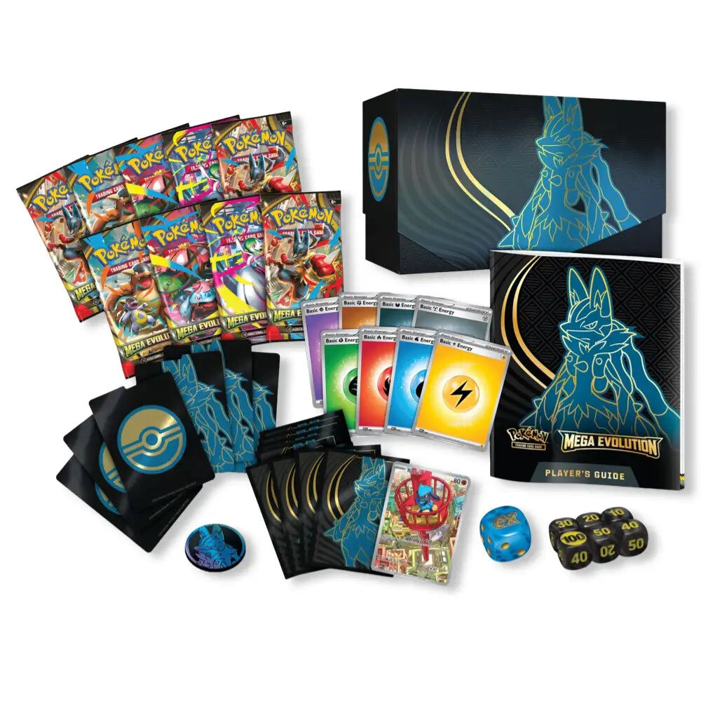 Pokemon TCG - ME01 Mega Evolution Elite Trainer Box "Mega Lucario"