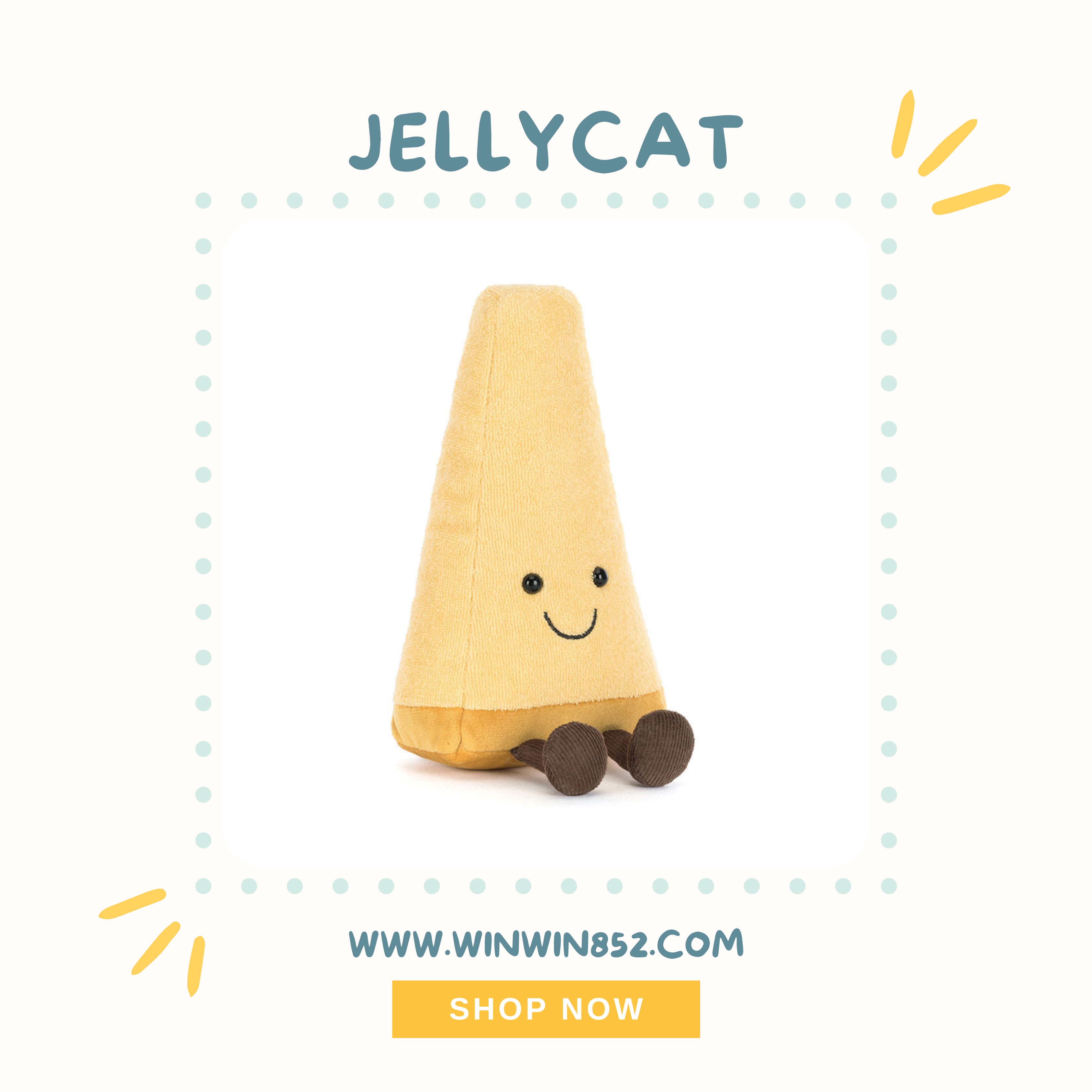 Jellycat Amuseables Parmesan