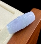 C056 翡翠（A货）晴绿仿古路路通吊坠