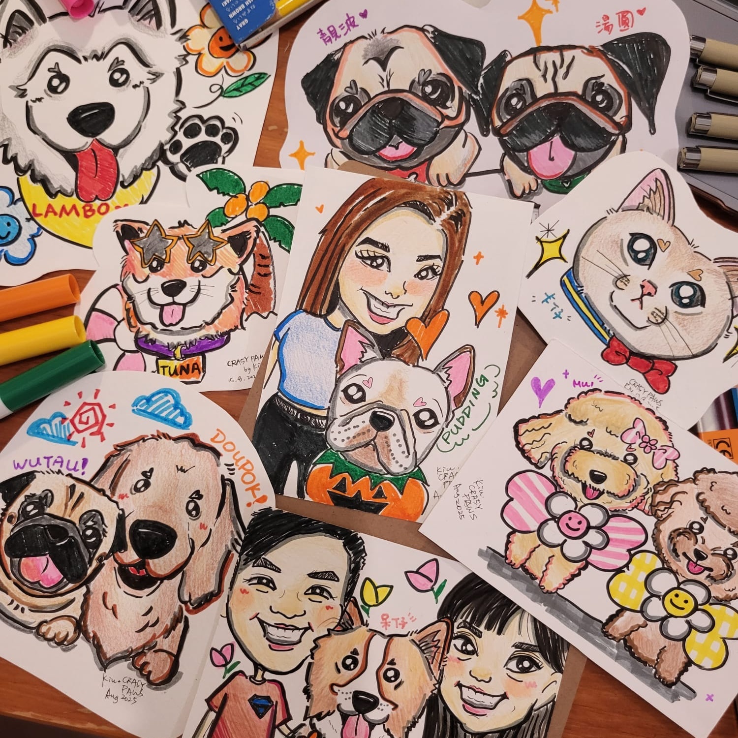 CRA5Y PAWS 手繪插畫