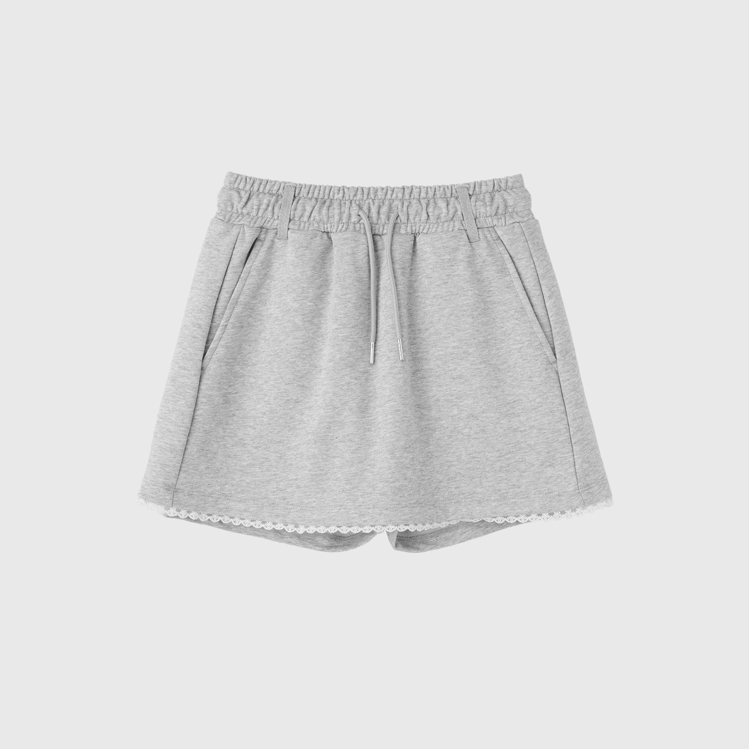 [GENERAL IDEA] LACE TRIM SKIRT SHORTS