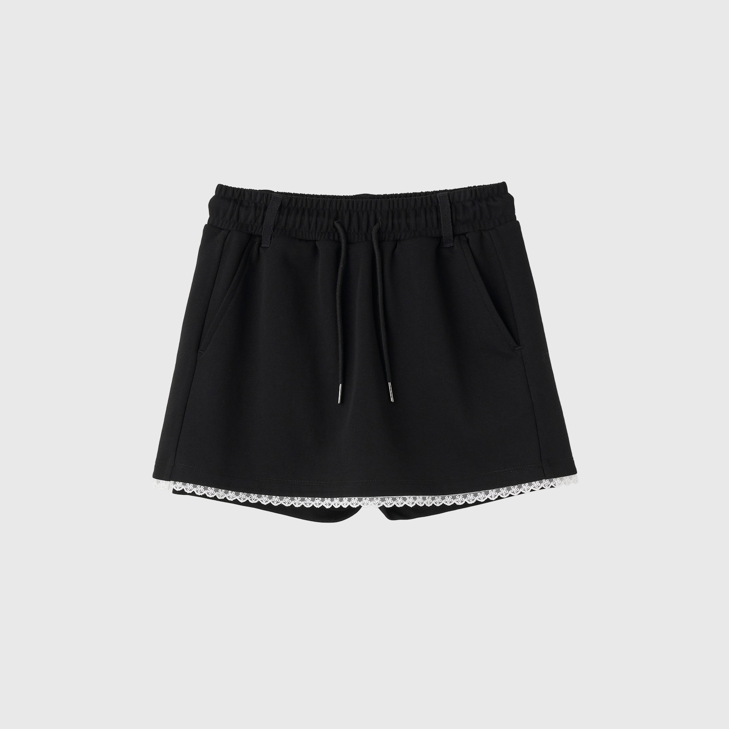 [GENERAL IDEA] LACE TRIM SKIRT SHORTS
