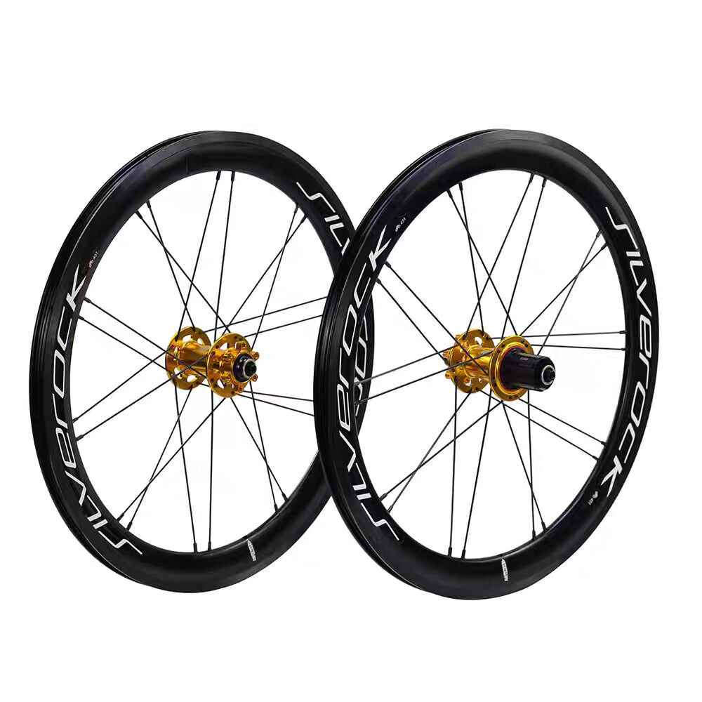 SILVEROCK 鋁合金 碟煞 349/406/451小輪車輪組