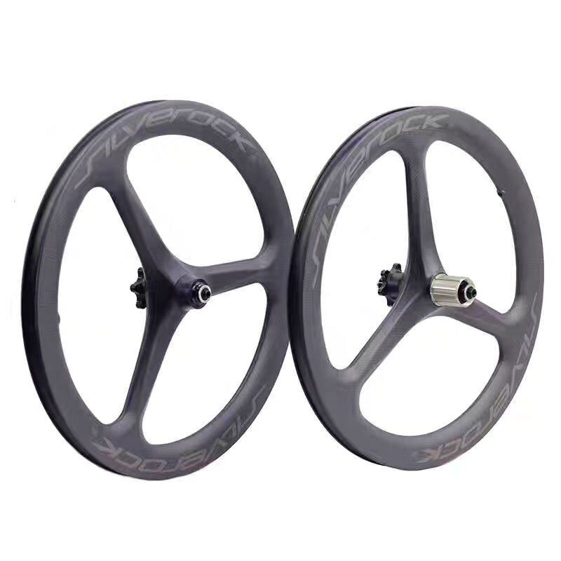 SILVEROCK 碳纖維直三刀碟煞 349/406/451小輪車輪組