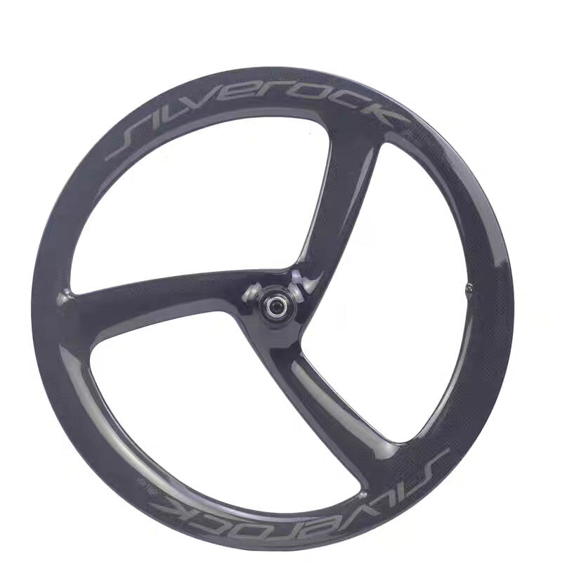SILVEROCK 碳纖維彎三刀碟煞 349/406/451小輪車輪組