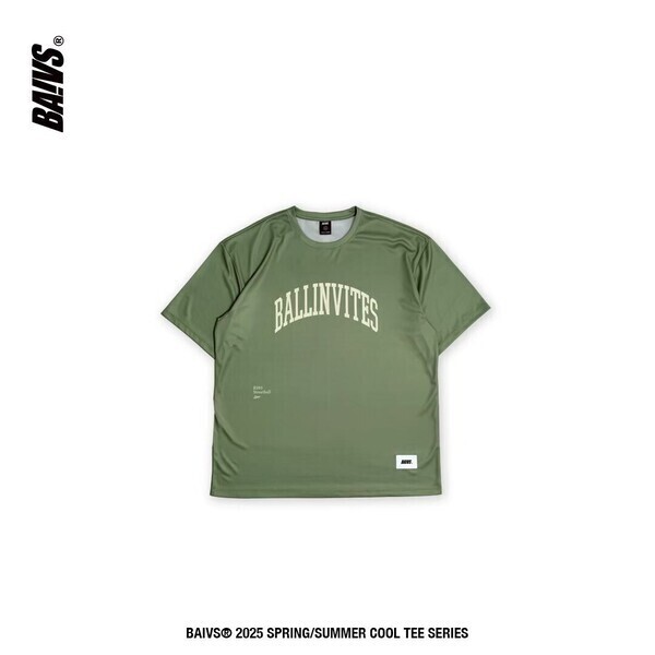 Baivs Drip Tech Tee BDT66778 男 球參 球衣 機能 排汗 短T 草綠