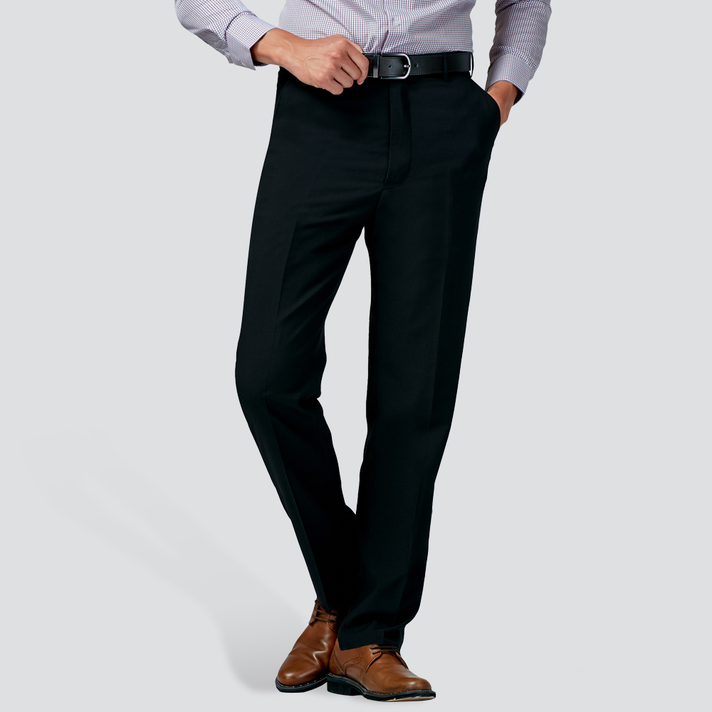 商務平面西裝褲-灰