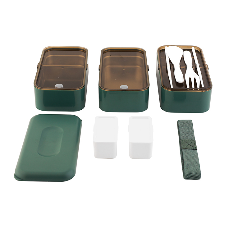 CSS Green Three-layer Lunch Box 1680ml