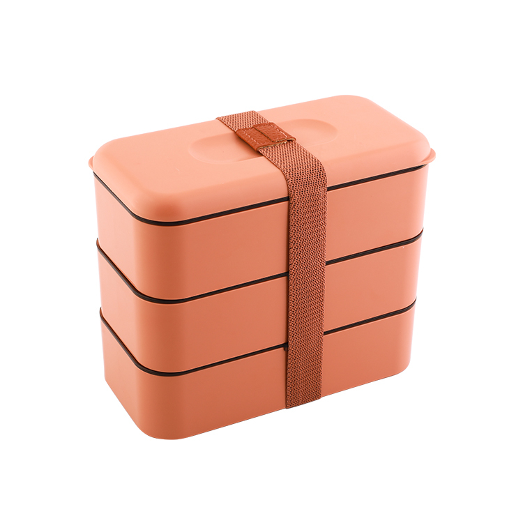 CSS Orange Three-Layer Lunch Box 1680ml