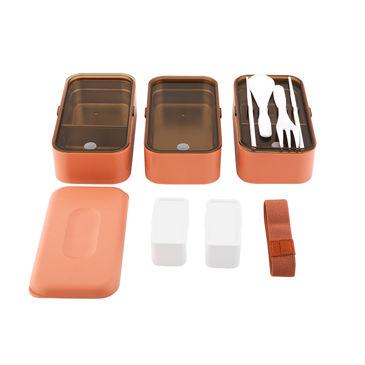 CSS Orange Three-Layer Lunch Box 1680ml