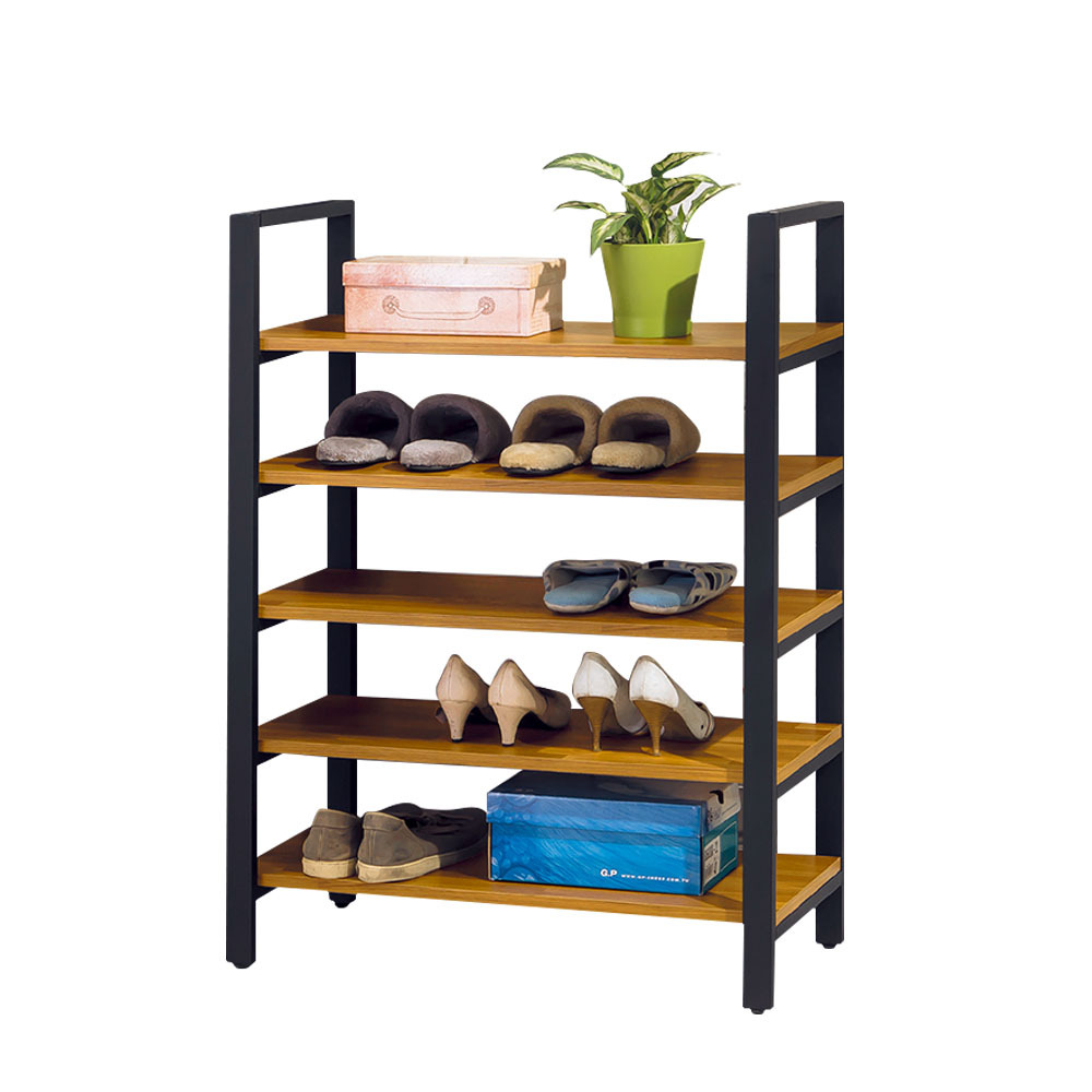 斯克2.7尺工業風開放式鞋櫃