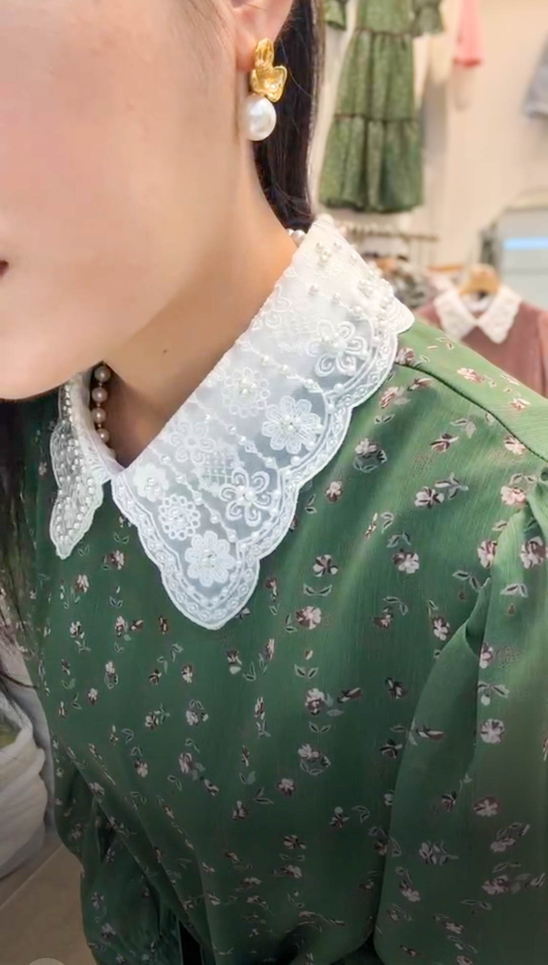 🥰PM_K1701  ▶️小碎花洋裝 👉B:104cm W:cm H:cm L:122cm