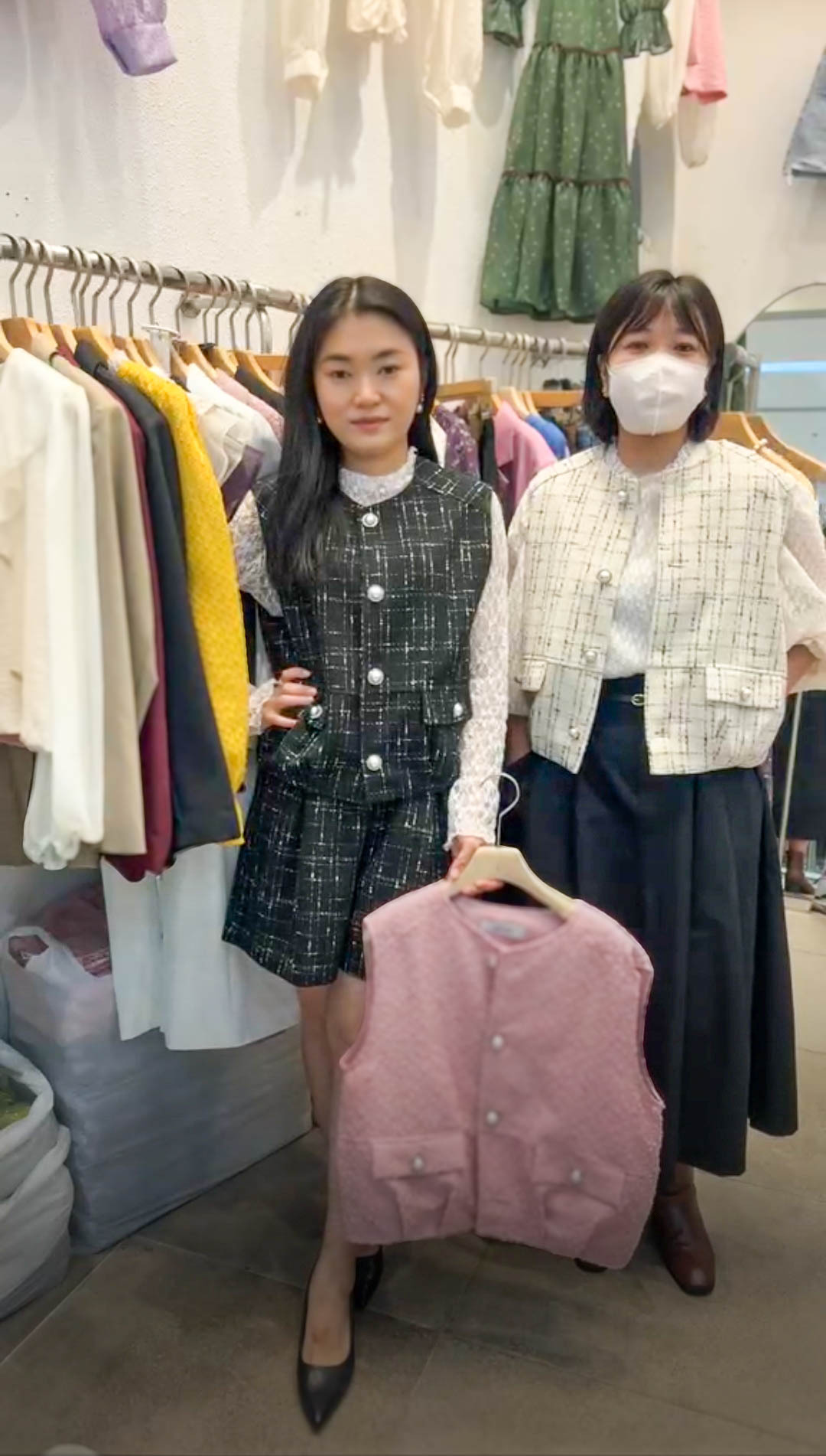🥰PM_K1705  ▶️小香風背心外套 👉B:108cm L:110cm